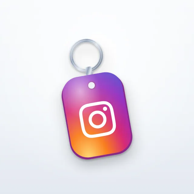 Instagram Keychain