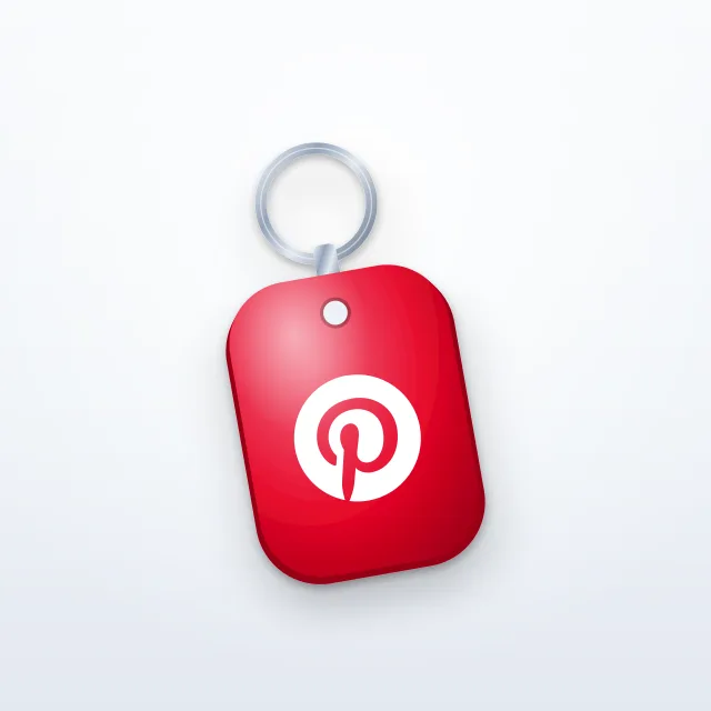 Pinterest Keychain